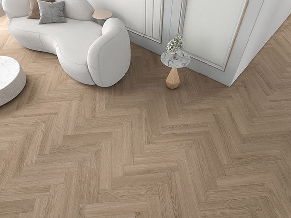 Crema | Herringbone Hybrid Plus | 10mm