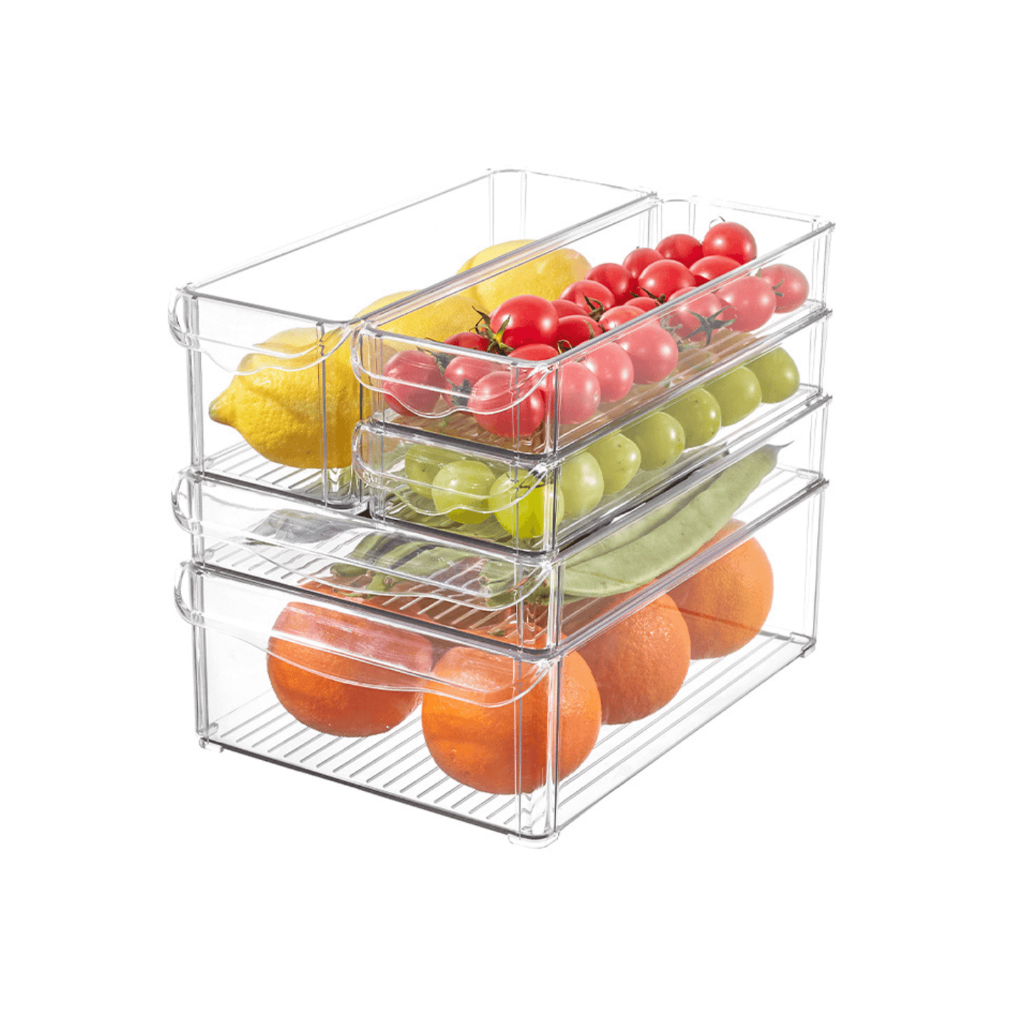 Clear Fridge Storage Tub – Mini Stackable-4