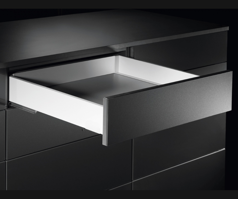 Imperial Slimline White Drawer Slides - 88mm