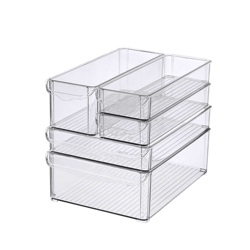 Clear Pantry Storage Tub with Lip – Large-1
