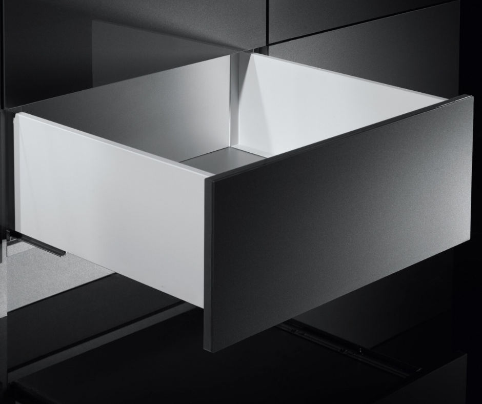 Imperial Slimline White Drawer Slides - 203mm