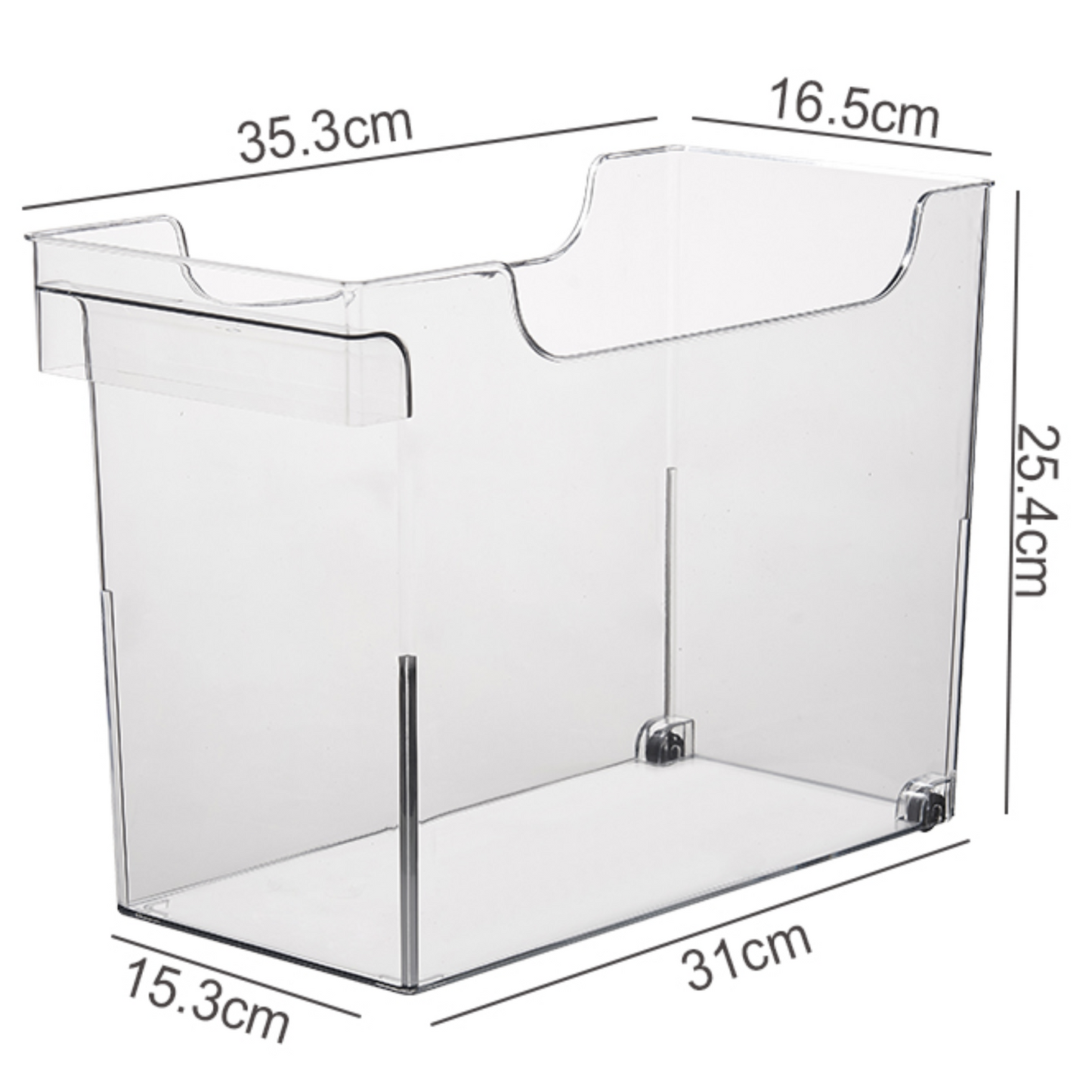 Clear Pull-Out Organiser – Wide-1