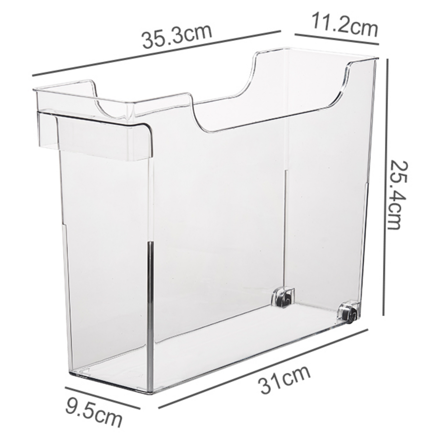 Clear Pull-Out Organiser – Narrow-1