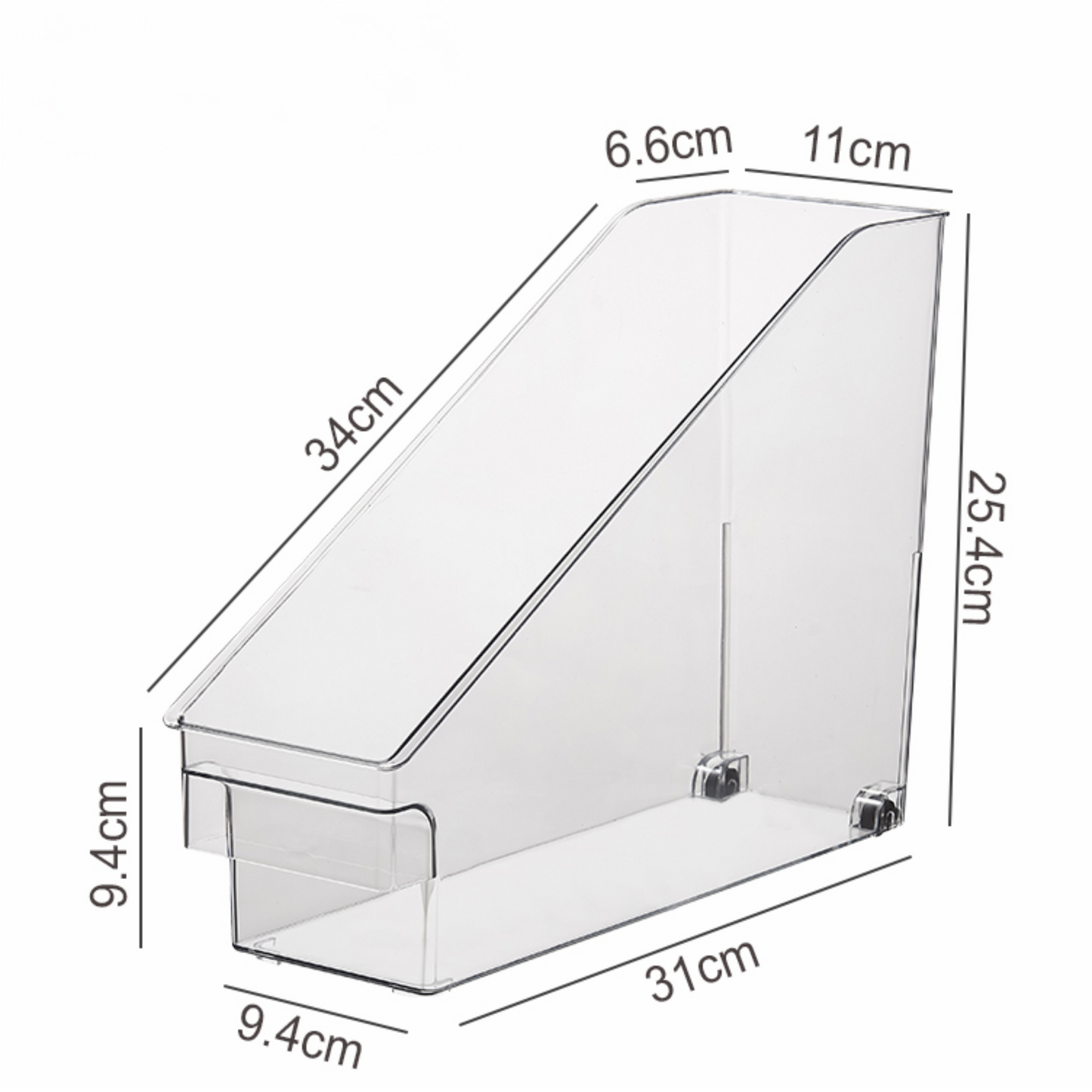 Clear Pull-Out Organiser – Easy Access for Deep Shelves-1