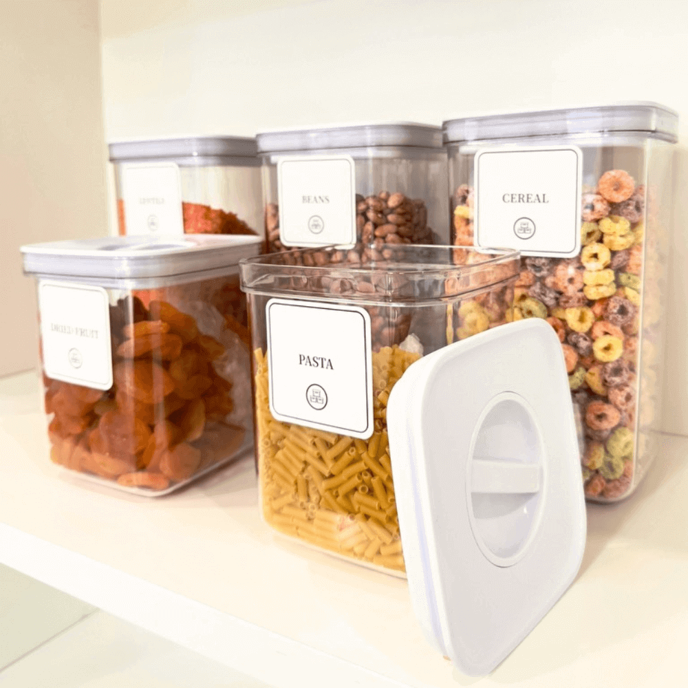 White Airtight Container with Twist Lock – 2800ml-3