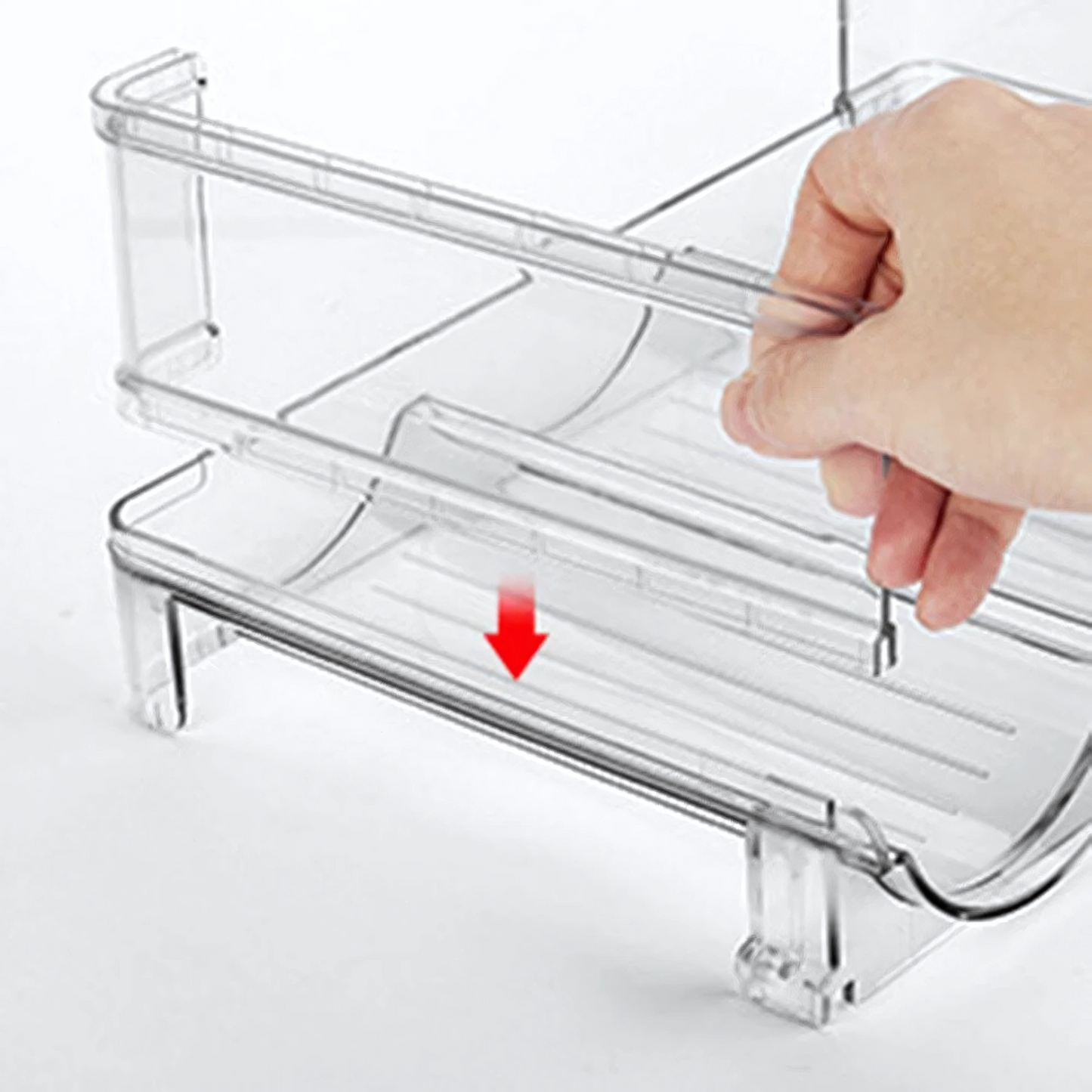 Large Stackable Bottle Organiser – Clear, Durable & Space-Saving-4