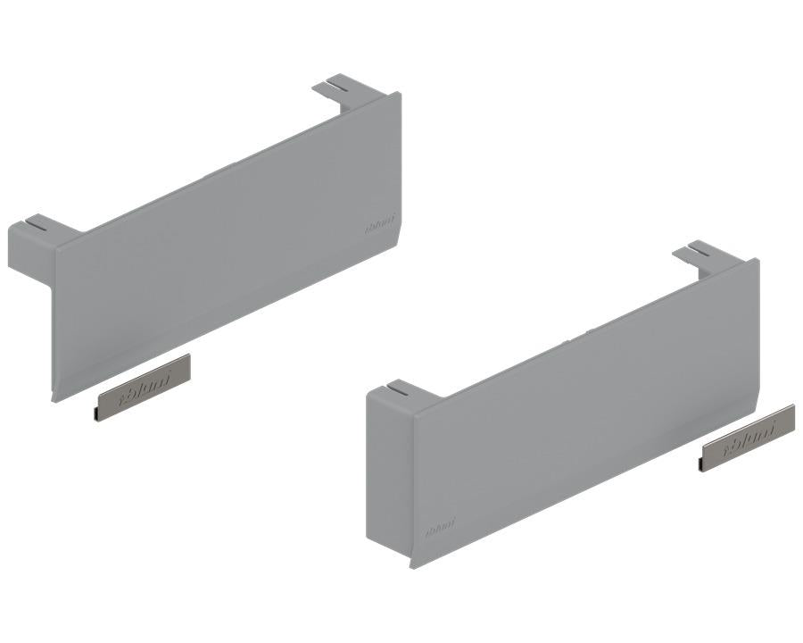 Blum AVENTOS HK top stay lift cover cap set in Light Grey. Left & Right by W&B