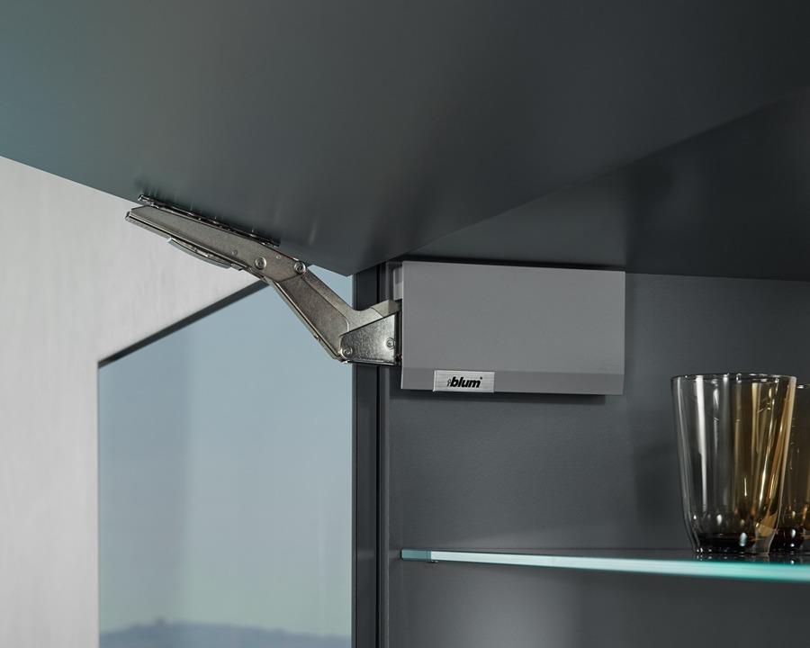 Blum AVENTOS HK top stay lift cover cap set in Light Grey. Left & Right by W&B