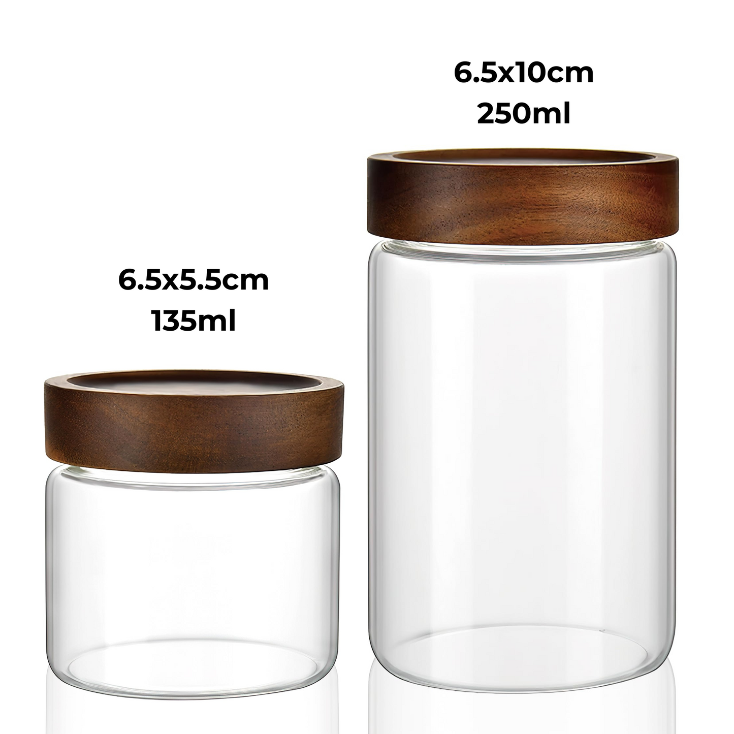 Acacia Screw On Spice Jar – 2 Sizes-1