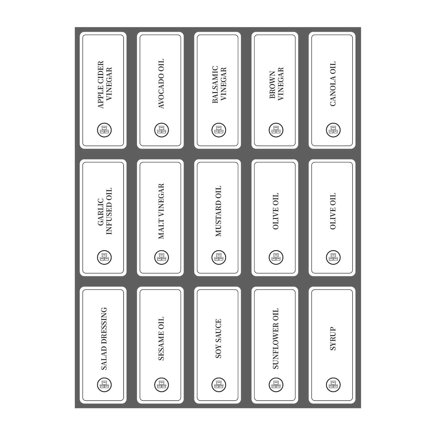 Oil Sticker Set – 28 Labels for Pantry Bottles-1