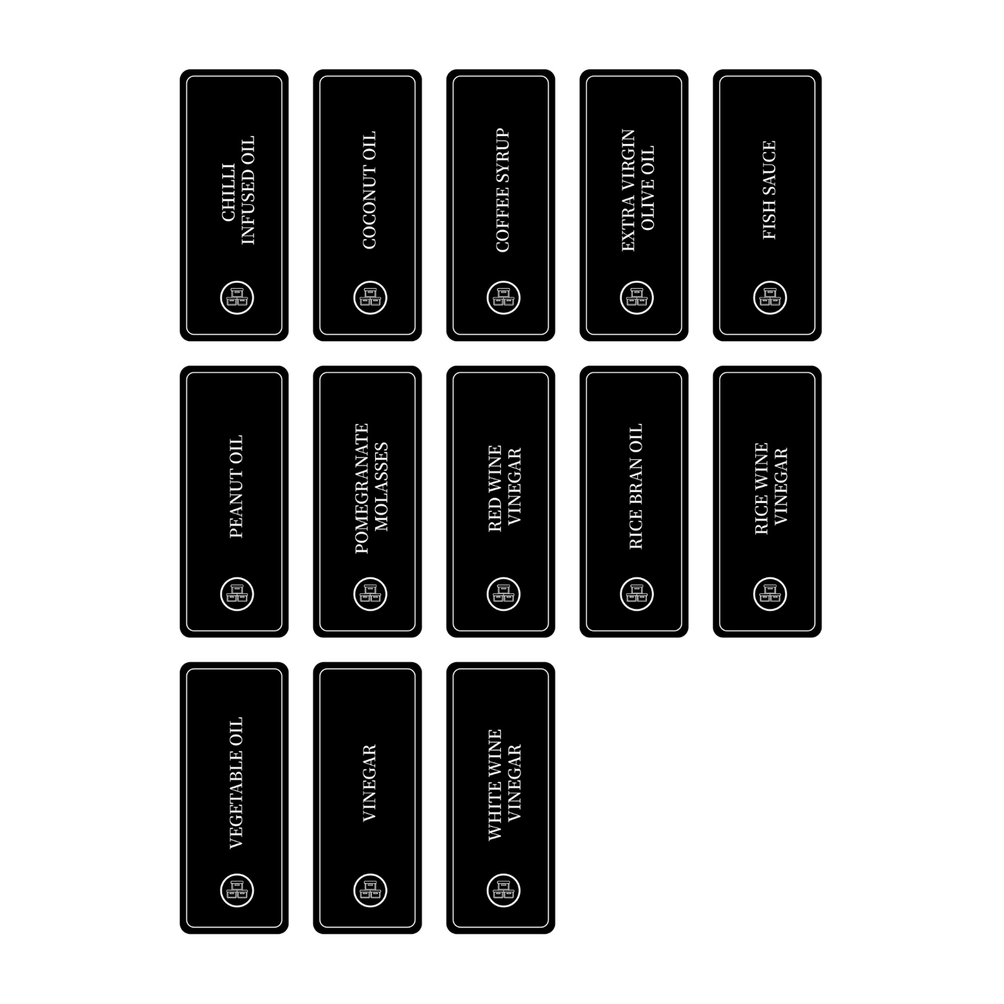 Oil Sticker Set – 28 Labels for Pantry Bottles-2