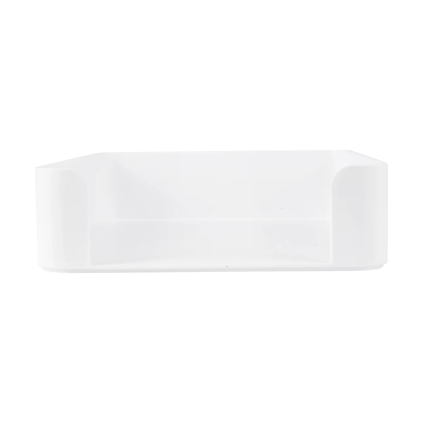 White Plastic Tray for Document & Stationery Organisation-1