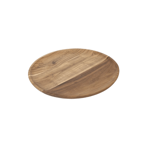 Large Acacia Round Serving Tray – Entertain with Elegance-3
