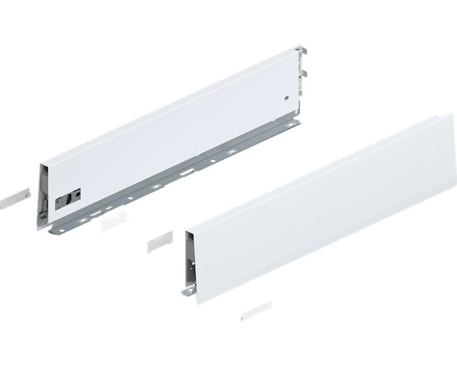 Blum MERIVOBOX K Height Drawer Sides Silk White 600mm 470K6002S by W&B