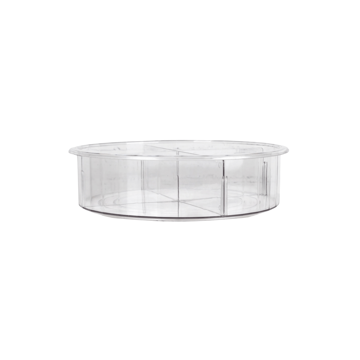 Tall Round Clear Rotating Tray - Lazy Susan-3