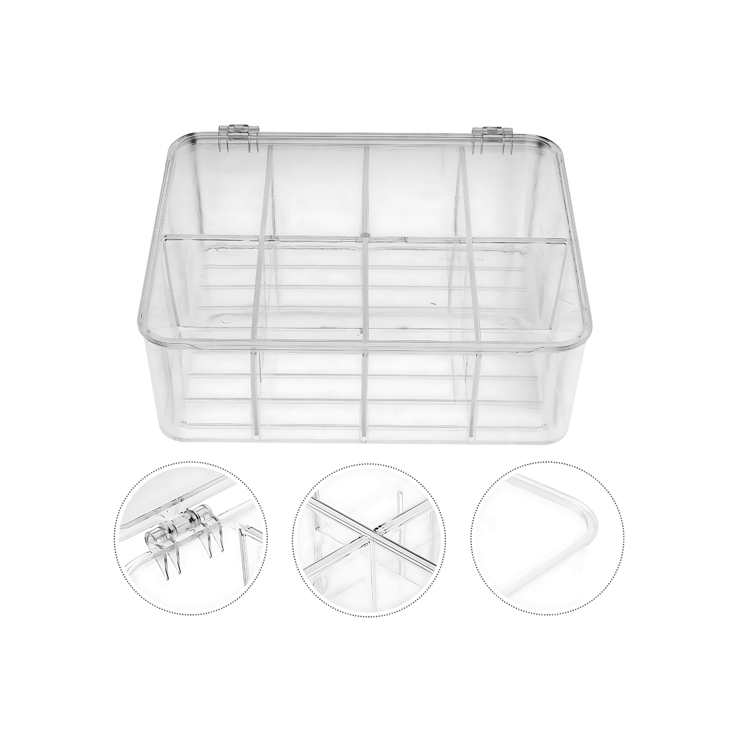Multi-Use Storage Box with Dividers-3