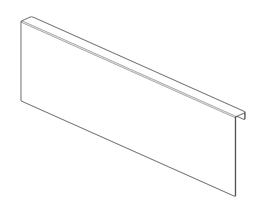 Blum AMBIA-LINE Back Adapter 1 C Height 177mm Orion Grey Size: 218mm by W&B