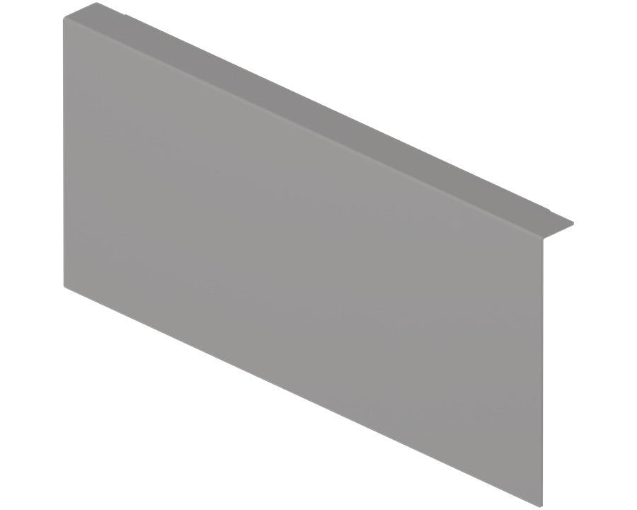 Blum AMBIA-LINE Back Adapter E Height 192mm Indium Grey. Size: 242mm by W&B