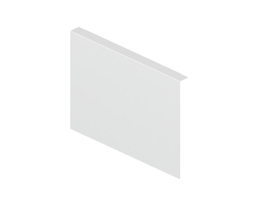 Blum AMBIA-LINE Back Adapter F Height 241mm Silk White ZC7A0P0F by W&B