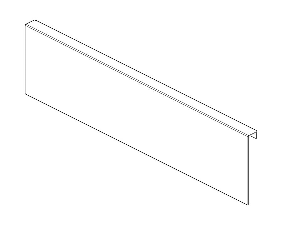 Blum AMBIA-LINE Back Adapter K Height 128.5mm Orion Grey by W&B