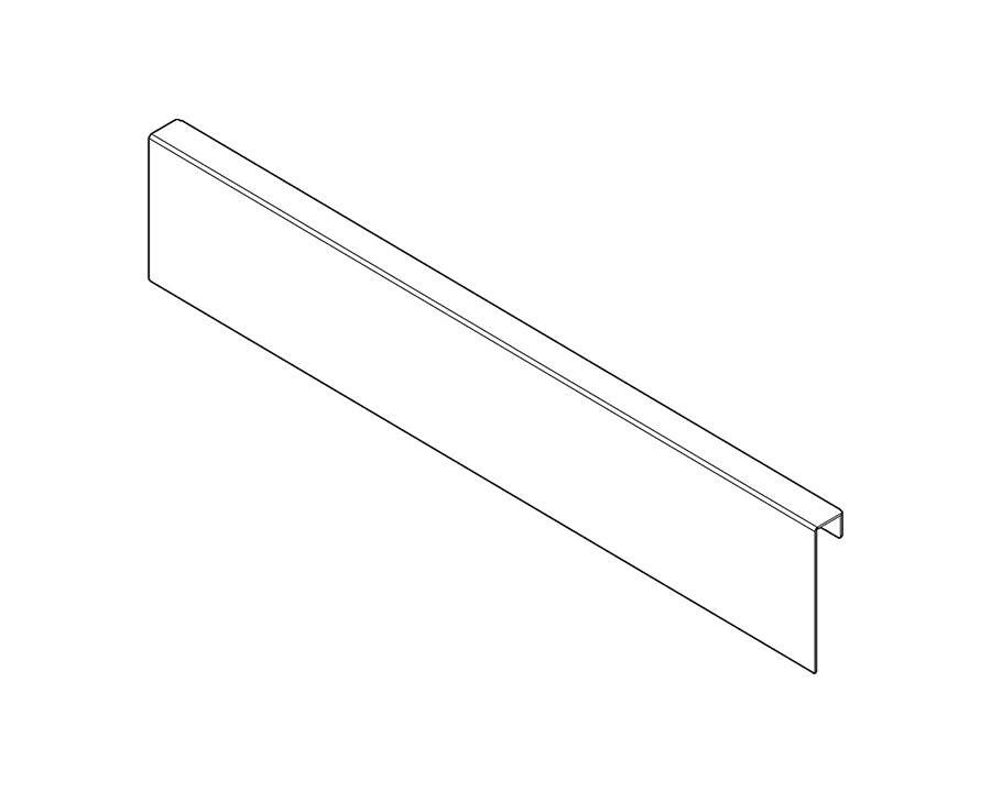 Blum AMBIA-LINE Back Adapter M Height 90.5mm Silk White by W&B