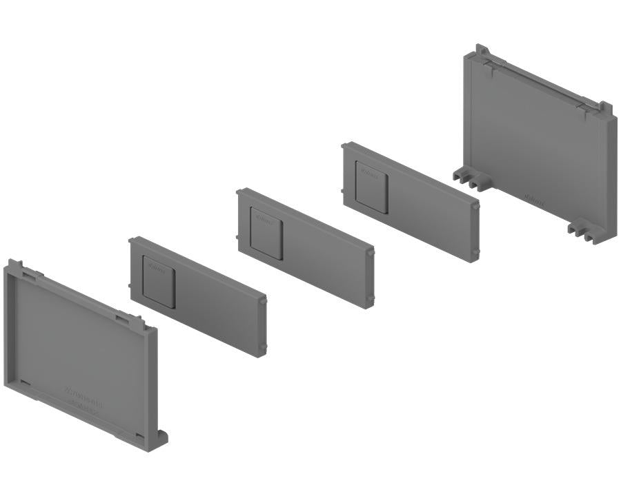 Blum AMBIA-LINE Bottle Set 1 100 mm Indium Grey ZC7B0100S by W&B