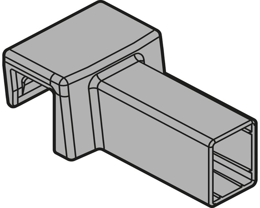 Blum AMBIA-LINE Connector for Cross Gallery for LEGRABOX Free Carbon Black ZC7U11E0 by W&B