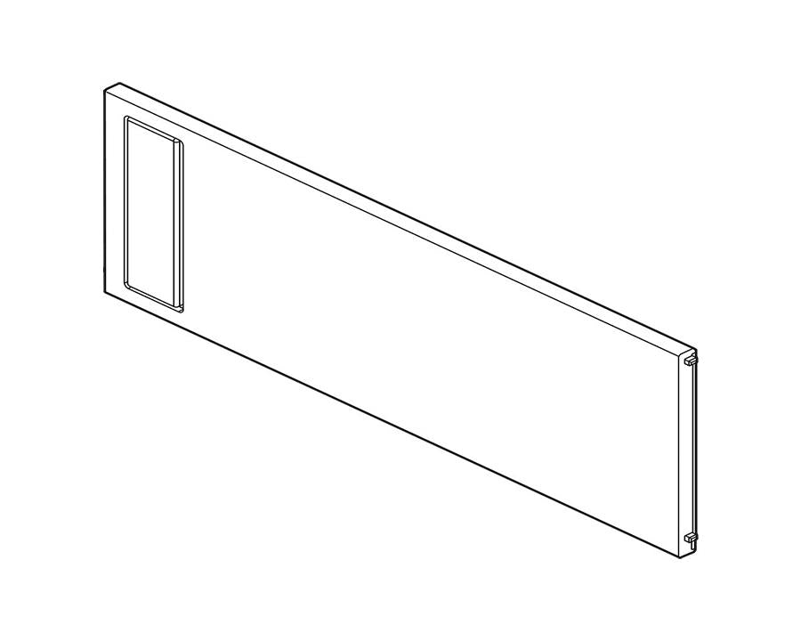 Blum AMBIA-LINE Cross Divider for LEGRABOX and MERIVOBOX Orion Grey Height: 110mm Width: 242mm by W&B