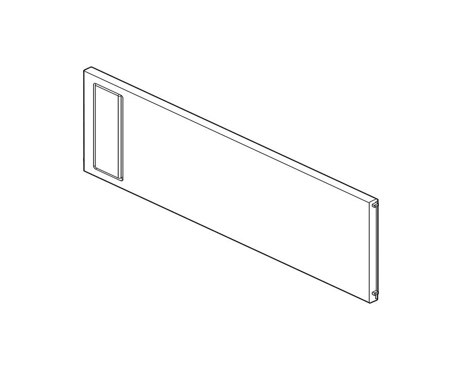 Blum AMBIA-LINE Cross Divider for LEGRABOX and MERIVOBOX Silk White Height: 110mm Width: 242mm by W&B