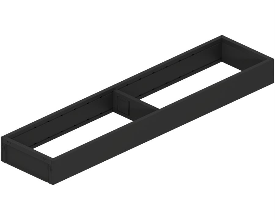 Blum AMBIA-LINE Steel Frame Series 1 Carbon Black Size: 450mm ZC7S450RS1 by W&B