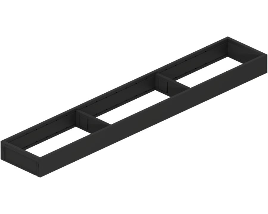 Blum AMBIA-LINE Steel Frame Series 1 Carbon Black Size: 600mm ZC7S600RS1 by W&B
