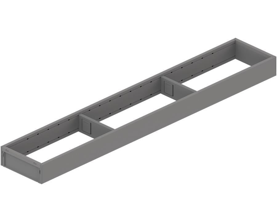 Blum AMBIA-LINE Steel Frame Series 1 Indium Grey Size: 600mm by W&B