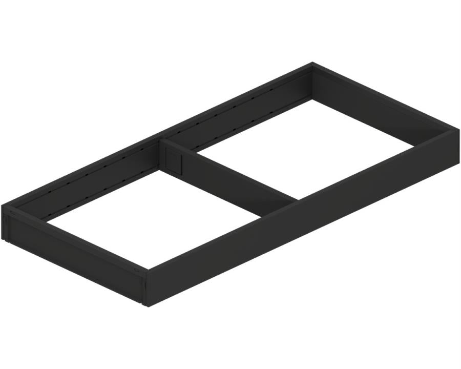 Blum AMBIA-LINE Steel Frame Series 2 Carbon Black Size: 450mm ZC7S450RS2 by W&B