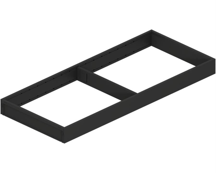 Blum AMBIA-LINE Steel Frame Series 2 Carbon Black Size: 500mm ZC7S500RS2 by W&B
