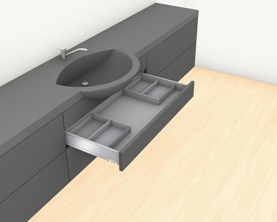 Blum AMBIA-LINE Steel Frame Series 3 Orion Grey Size: 270mm by W&B