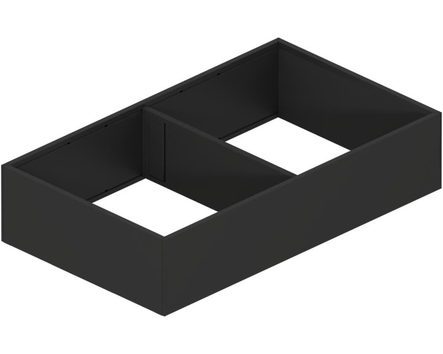 Blum AMBIA-LINE Steel Frame Series 4 Carbon Black Size: 370mm ZC7F400RSP by W&B