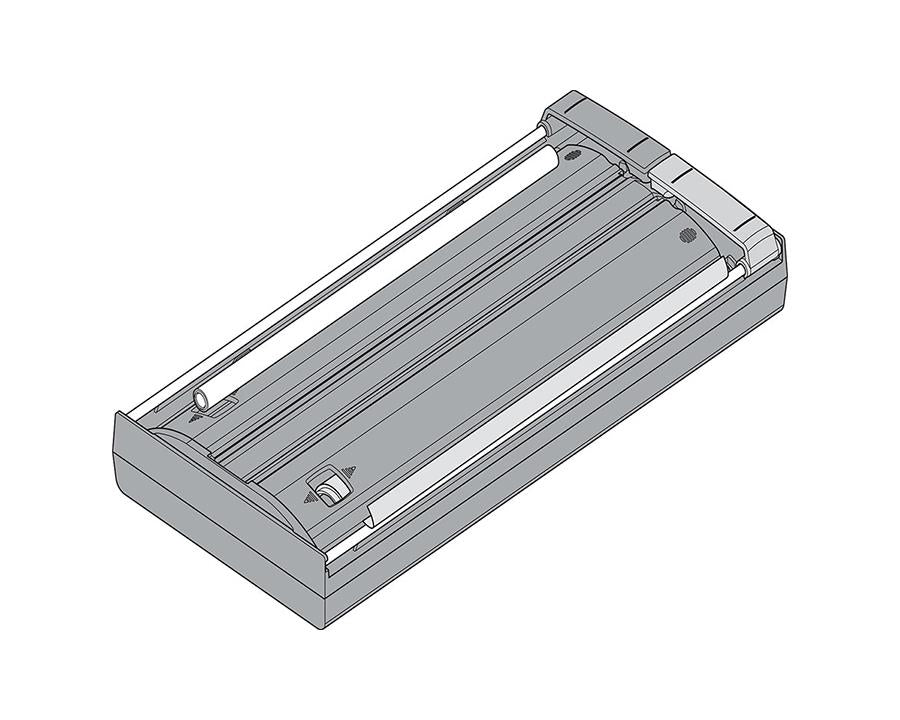 Blum AMBIA-LINE Film/Foil Dispenser Orion Grey ZC7C0001 by W&B