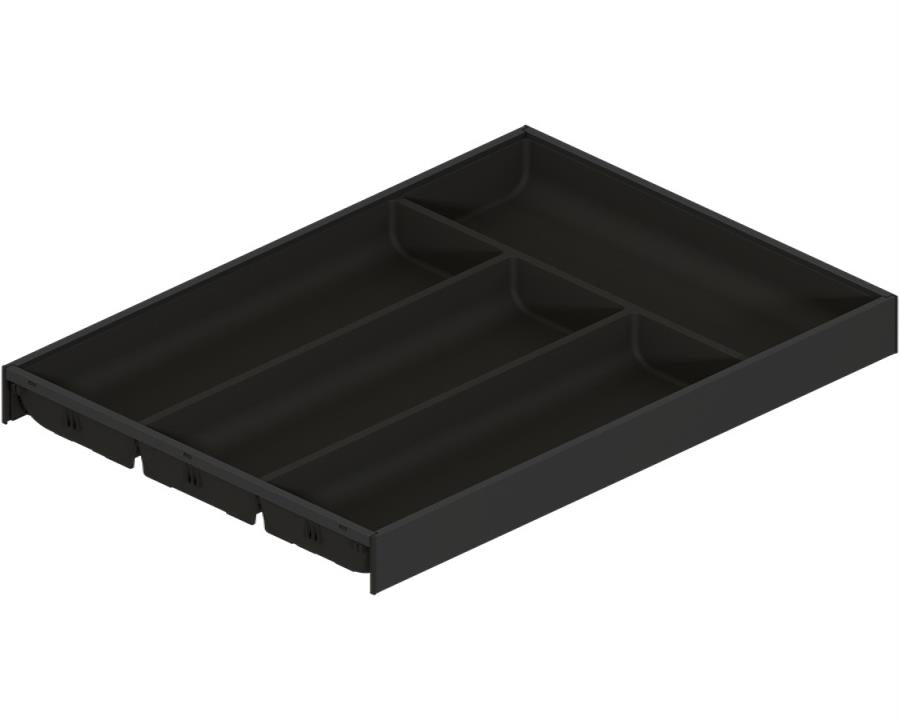 Blum AMBIA-LINE Soft Touch Carbon Black Size: 450mm ZC7S450BS3 by W&B