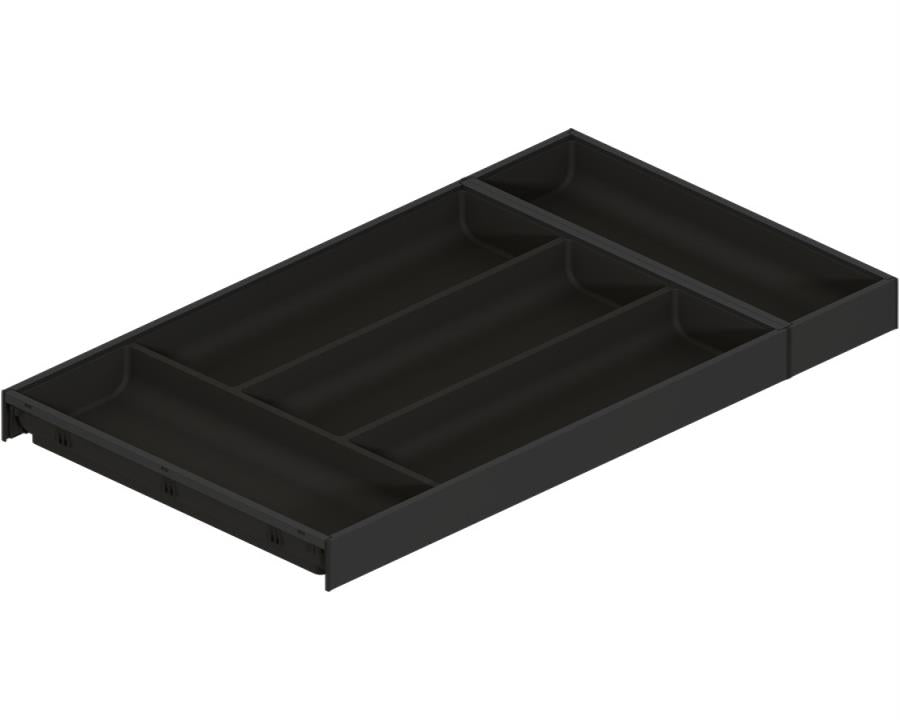 Blum AMBIA-LINE Soft Touch Carbon Black Size: 550mm ZC7S550BS3 by W&B