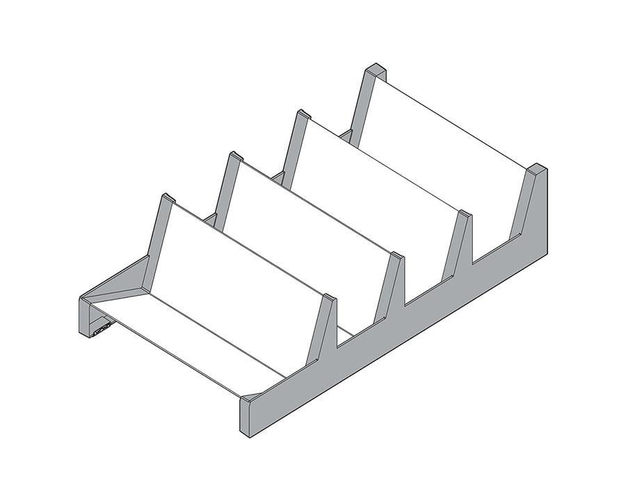 Blum AMBIA-LINE Spice Holder Stainless Steel ZC7G0P0I by W&B