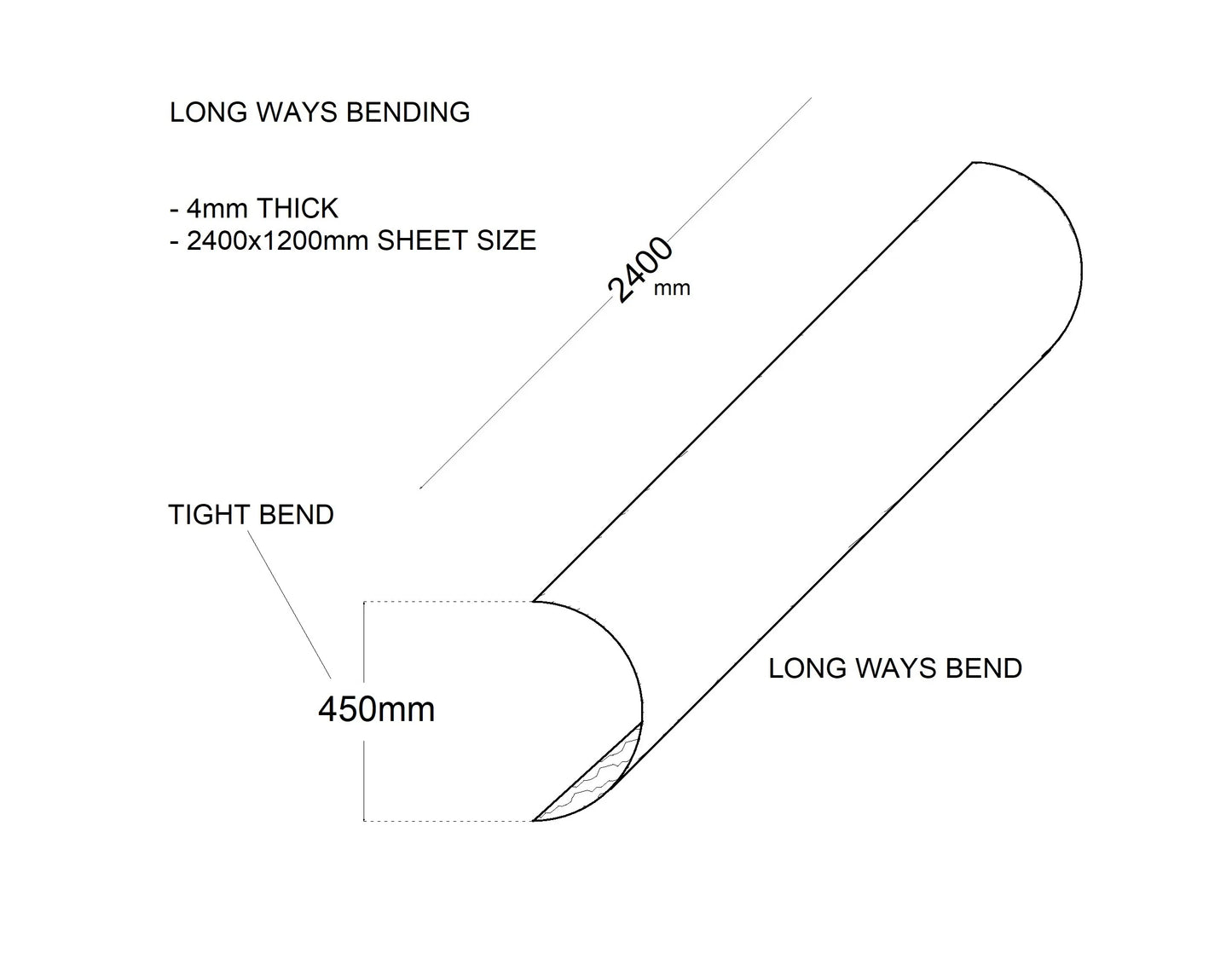 4mm | Bendy MDF/Plywood | 1200mm x 2400mm