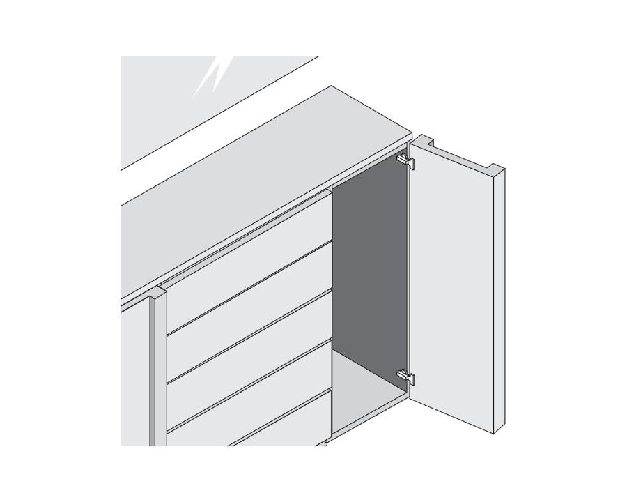 Blum CLIP top BLUMOTION Standard Soft Close Hinge 110 Degree. Full Overlay. Boss: EXPANDO 71B358E by W&B