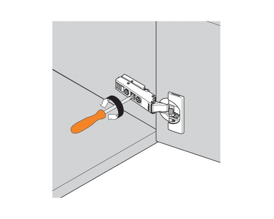 Blum CLIP top BLUMOTION Standard Soft Close Hinge 110 Degree. Inset Application. Boss: Screw-On 71B3750