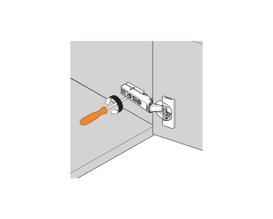 Blum CLIP top BLUMOTION Profile Door Soft Close Hinge 95 Degree. Inset Application. Boss: INSERTA 71B9790