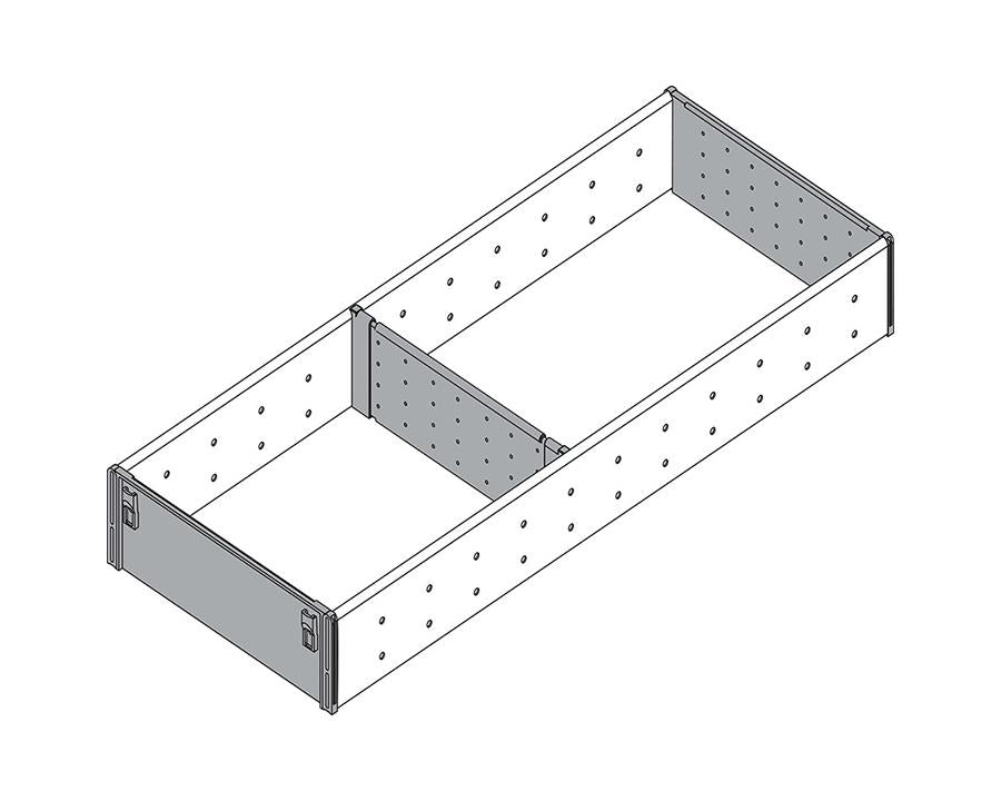 Blum ORGA-LINE Drawer Insert Utensil Divider Set. Cabinet Width: 194mm. Nominal Length: 550mm by W&B