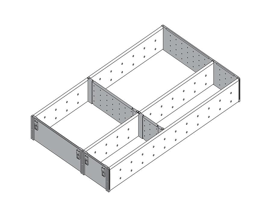 Blum ORGA-LINE Drawer Insert Utensil Divider Set. Width: 291mm. Nominal Length: 500mm by W&B