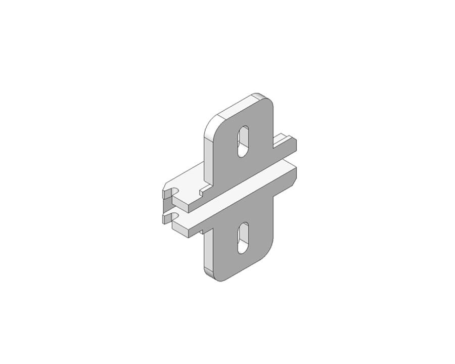 Blum CLIP Mounting Plate 3mm No Screws 173L6130