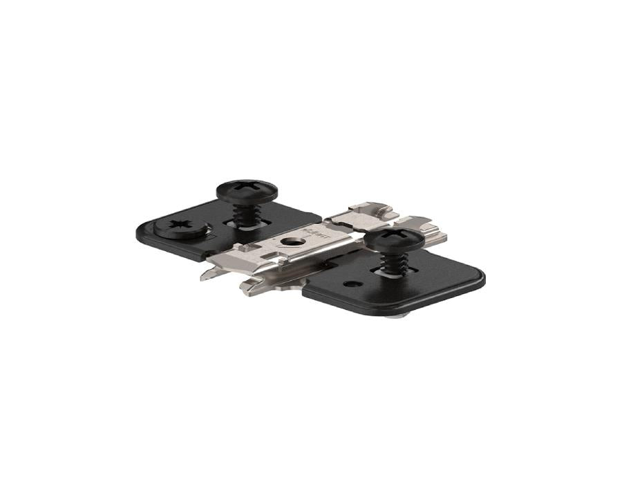 Blum CLIP Mounting Plate, 0mm EXPANDO. In onyx black by W&B