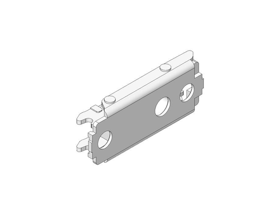 Blum Hinge Clip Mounting Plate Straight 0mm Screw On Cam 1 pce by W&B
