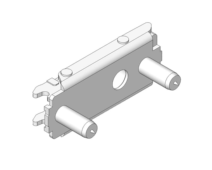 Blum CLIP Mounting Plate, 0mm. EXPANDO by W&B